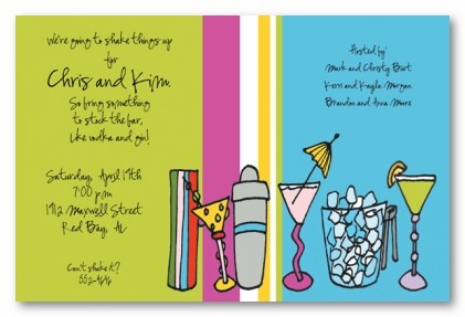 Martiniville Personalized Party Invitations