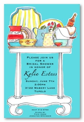 China Cart Personalized Party Invitations