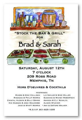 Bar and Grill Personalized Party Invitations