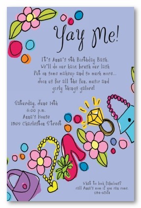 Bling Personalized Party Invitations