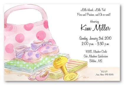 Oh Sweet Baby Personalized Party Invitations