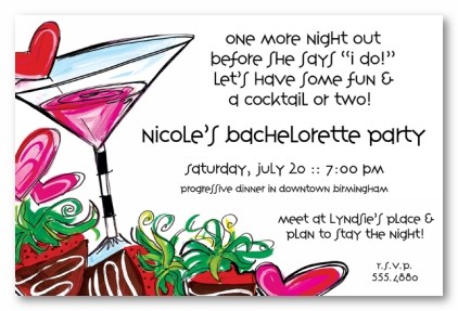Chocolate Strawberries Personalized Party Invitations
