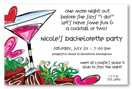 Chocolate Strawberries Personalized Party Invitations