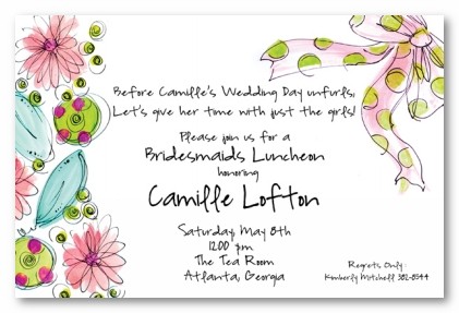 Daisy Border Personalized Party Invitations