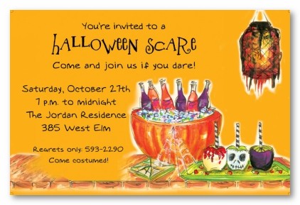 Creep Treats Personalized Party Invitations