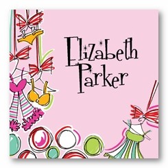 Lingerie Party Personalized 3x3 Calling Cards