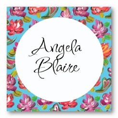 Bridal Bloom Personalized 3x3 Calling Cards