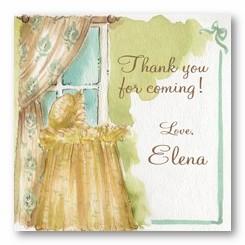 Nursery Scene Personalized 3x3 Calling Cards