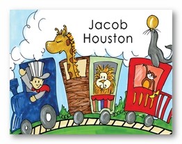 Choo Choo Train with Animals Personalized Calling Cards