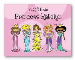 Princesses Personalized Calling Cards