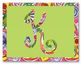 Island Pattern K Initial Folded Note