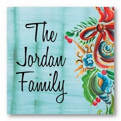 Spindal Ornaments Personalized 3x3 Stickers