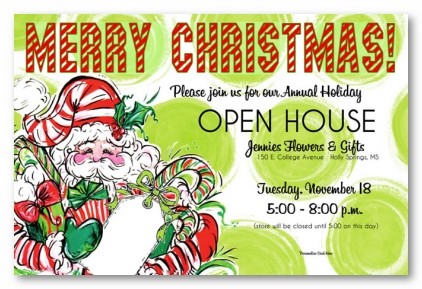 Cutie Clause Personalized Holiday Invitations