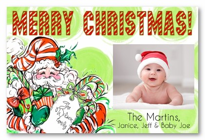 Cutie Clause Personalized Holiday Photo Cards