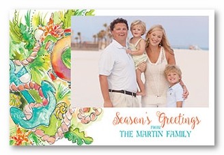 Deep Sea-son Personalized Holiday Photo Cards