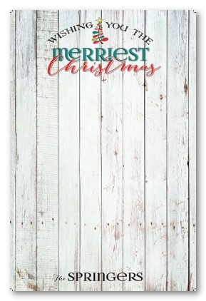 Country Christmas Personalized Holiday Photo Cards