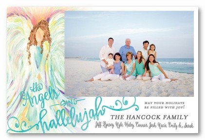 Angels Sing Personalized Holiday Photo Cards