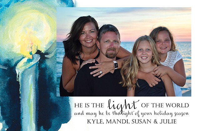 Light of the World Holiday Photo Cards