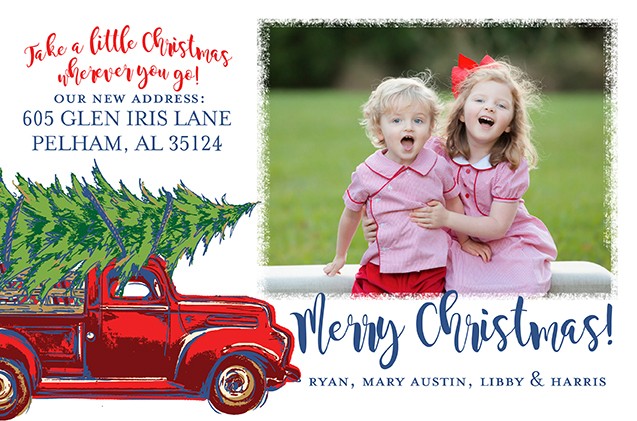 Vintage Truck Holiday Photo Cards