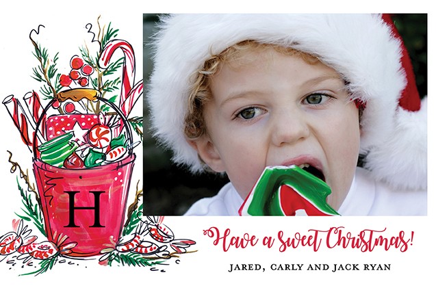 Bucket of Joy Holiday Photo Cards