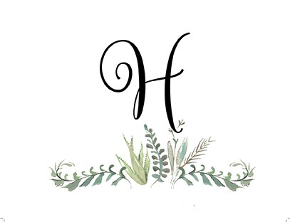 Fern Border Personalized Folded Note