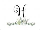 Fern Border Personalized Folded Note